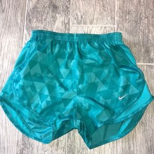 Nike Teal running shorts